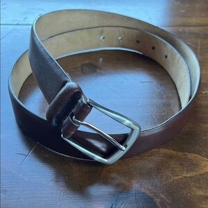 Tasso Ella Brown Genuine Leather Belt Sz 36/90